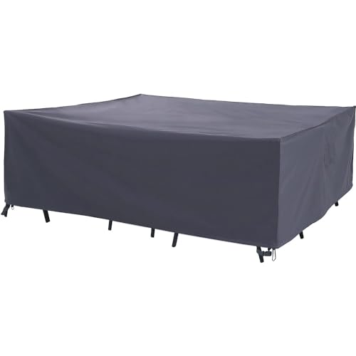 600D Waterproof Outdoor Sofa Cover for Rectangle Table and Chair Set O3550