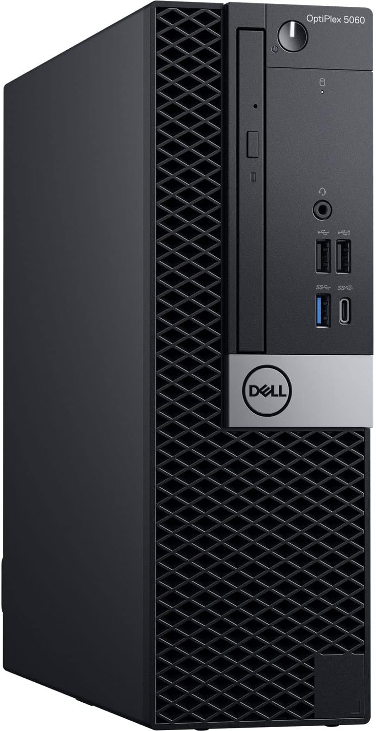 Dell Optiplex 5060 Desktop Computer Hexa Core Intel i5 16GB DDR4 RAM 250GB SSD Windows 11 Professional Black Z488