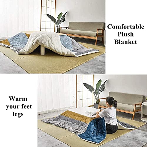 Grey 105 * 75 * 38cm Kotatsu Heater Table Set U427