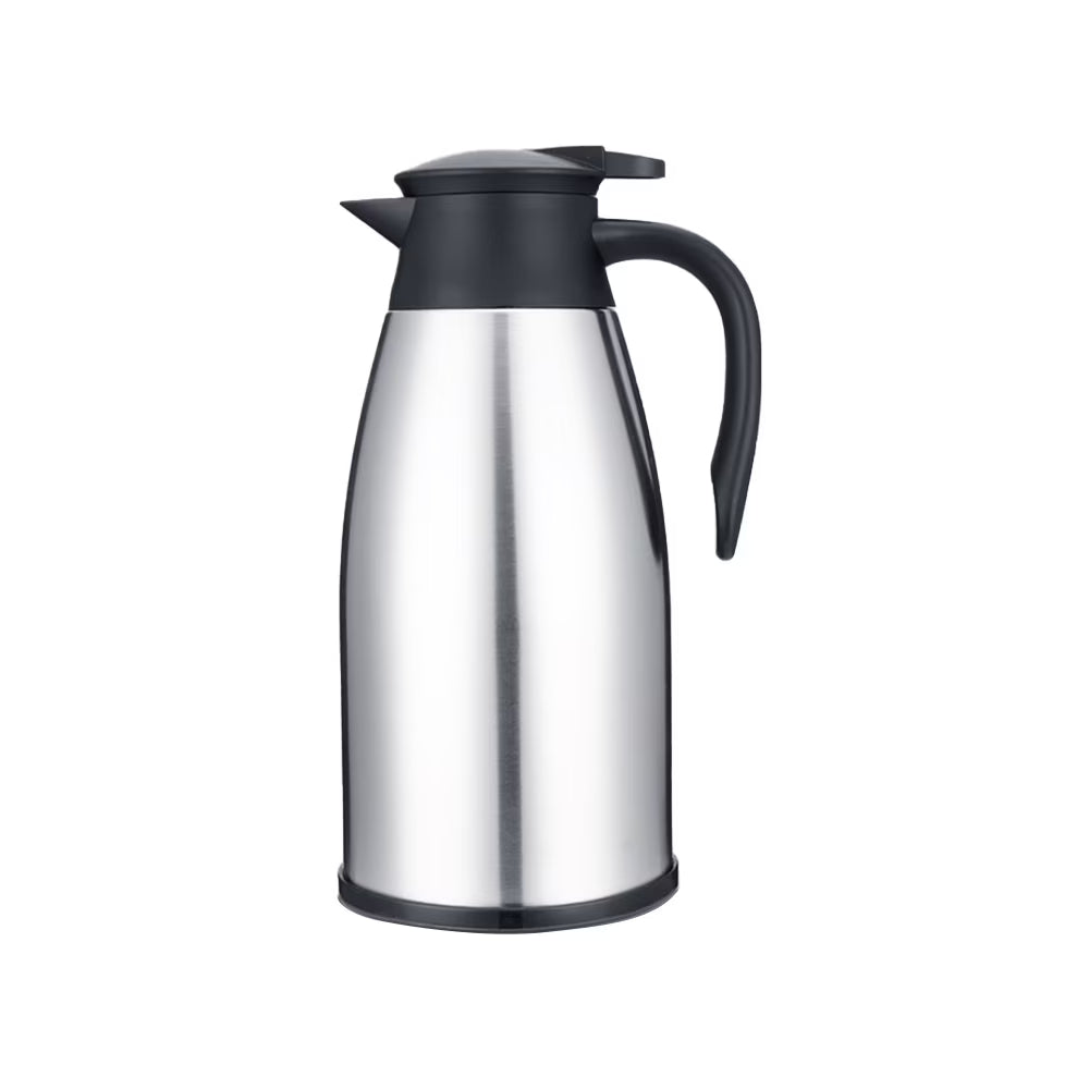 Silver Stainless Steel Vacuum Flask, 2L, Double Walled Insulation Bottle Y264