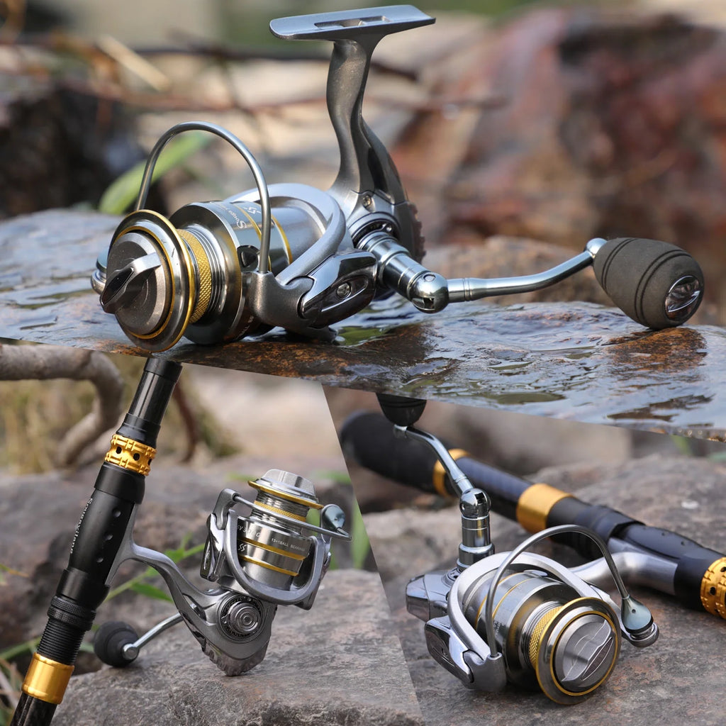 13+1 Ball Bearings Metal Body Spinning Fishing Reel W89556