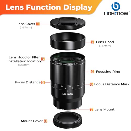 240mm F5.6 Manual Telephoto Reflex Lens G15476