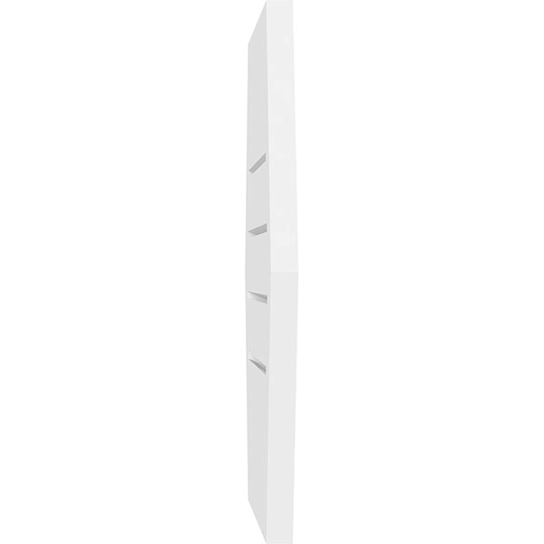 PVC Horizontal Peaked Gable Vent J2055