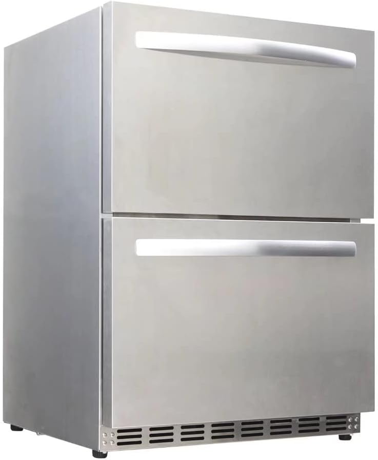 Stainless Steel Indoor/Outdoor Refrigerator with Reversible Door Z8367