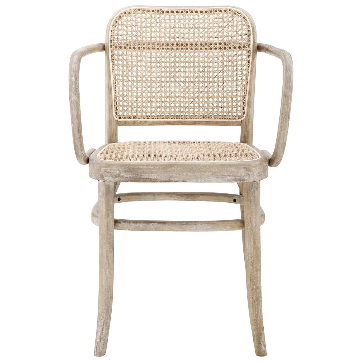 Cane Rattan Wicker Wooden Dining Chair J378