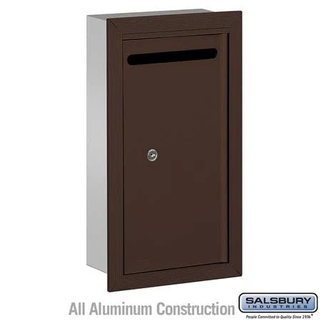 Slim Recessed Aluminum Letter Box U822