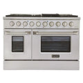 48 Pro-Style Natural Gas Dual Fuel Range with 4 Burners Stainless Steel X56014