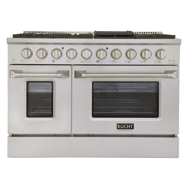 48 Pro-Style Natural Gas Dual Fuel Range with 4 Burners Stainless Steel X56014