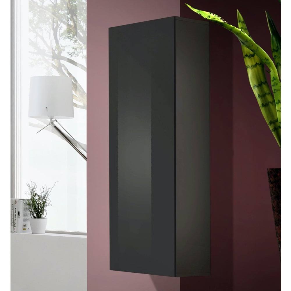 Wall-Mounted Bookcase - Black X276