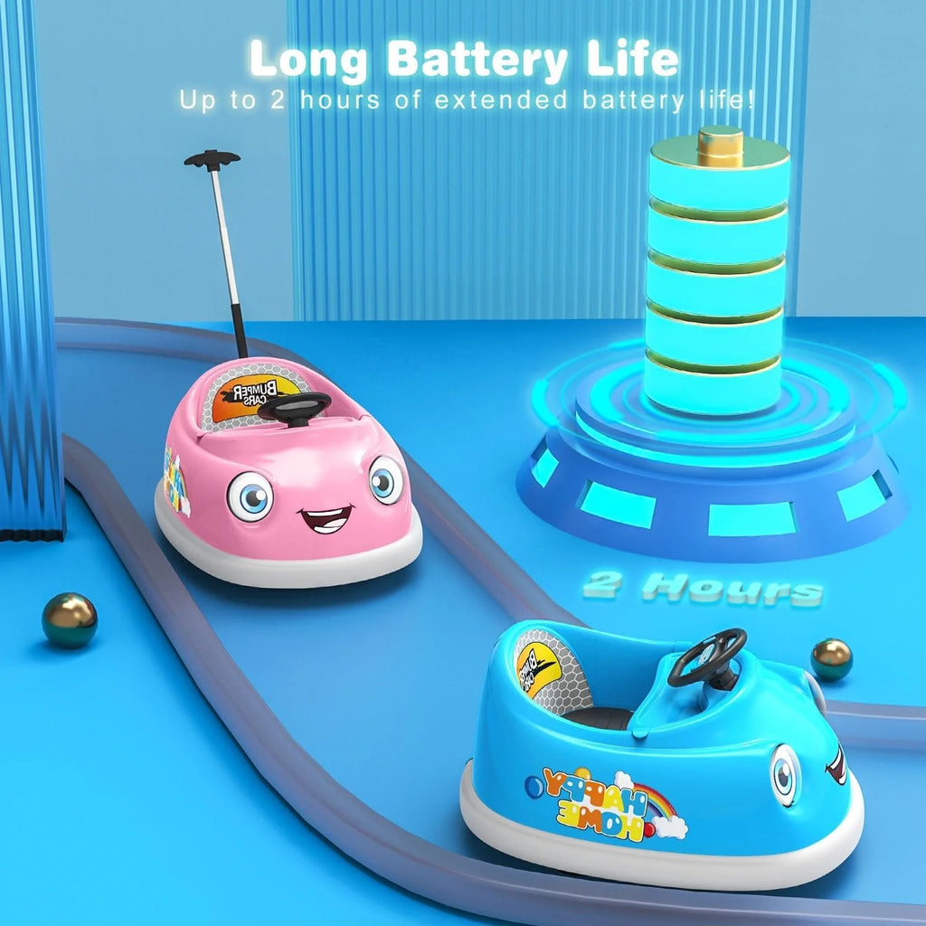 Blue 12V Electric Bumper Car for Kids F11402