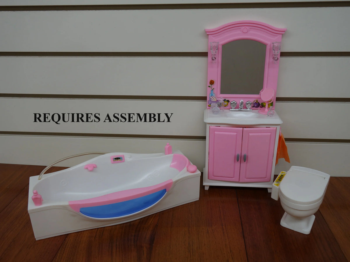 Bathroom Play Set for 11.5" dolls U380