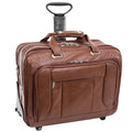 Brown Wheeled Laptop Case G244