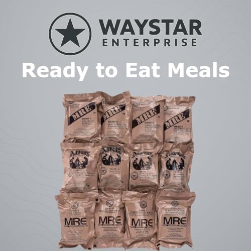 MRE Meals Ready to Eat Bundle (2 x 12 Packs) with Flameless Heaters V63754