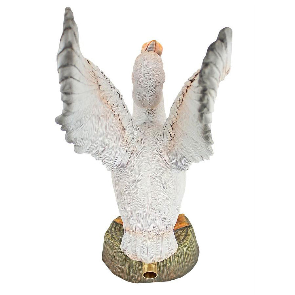 Piped Pelican Statue D1058
