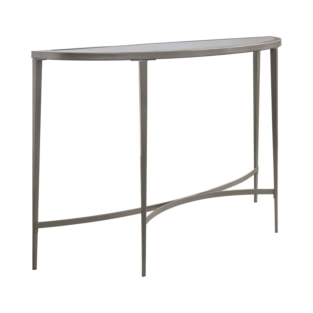 White Tempered Glass Sofa Table A78053