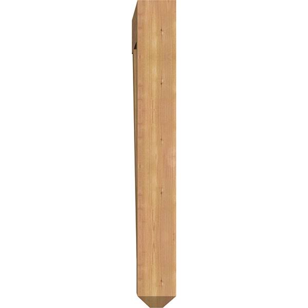 Traditional Craftsman Smooth Bracket, Western Red Cedar Z340