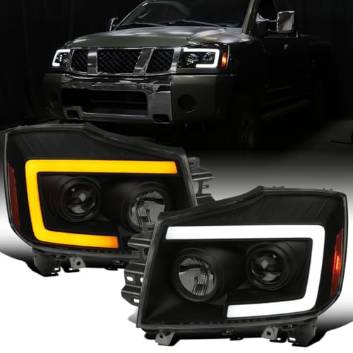Black Projector Headlights Pair O178860