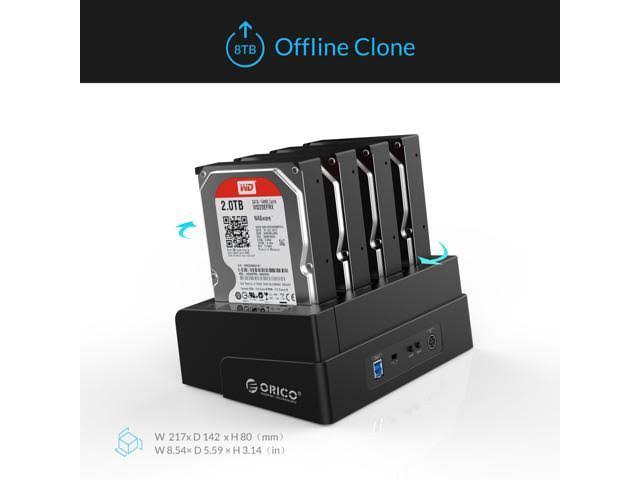 4 Bay USB 3.0 SATA Hard Drive Docking Station Black I396030