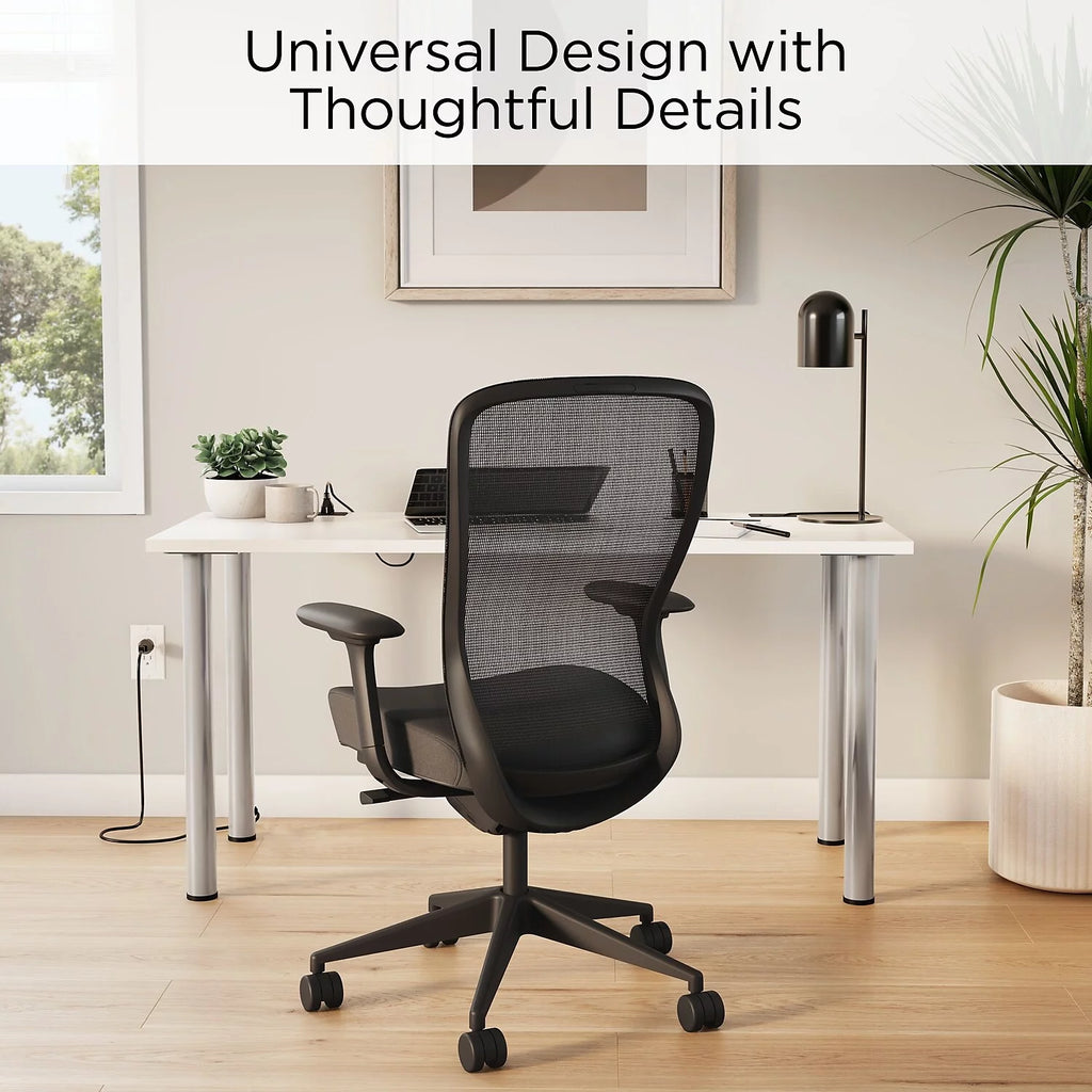 60" Powered Writing Desk White Y323068