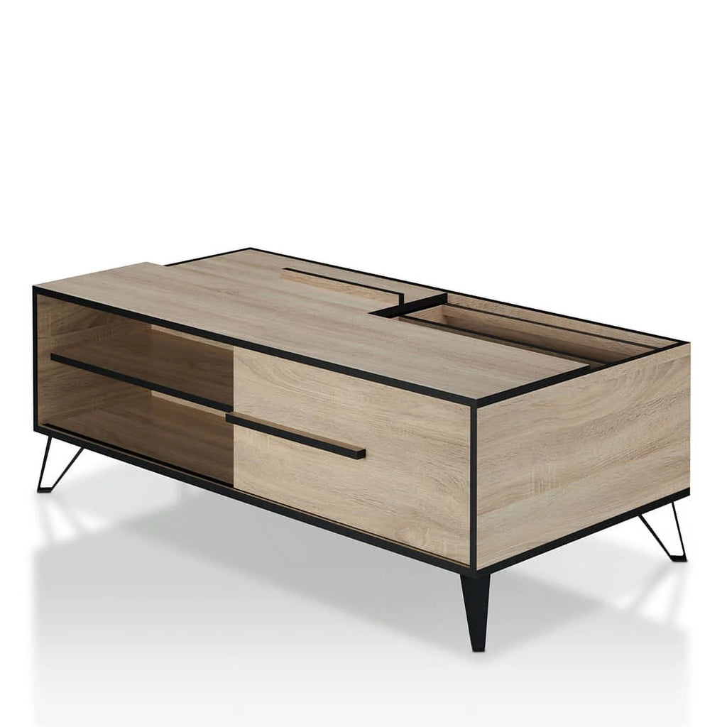 Modern Wood Storage Coffee Table L7539