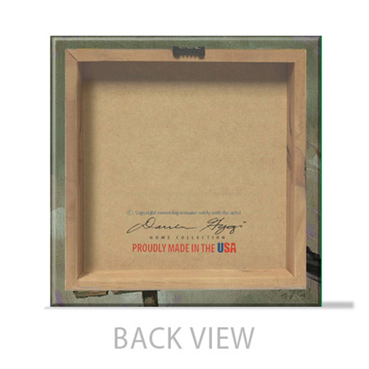 20x22W Black Canvas Print V226