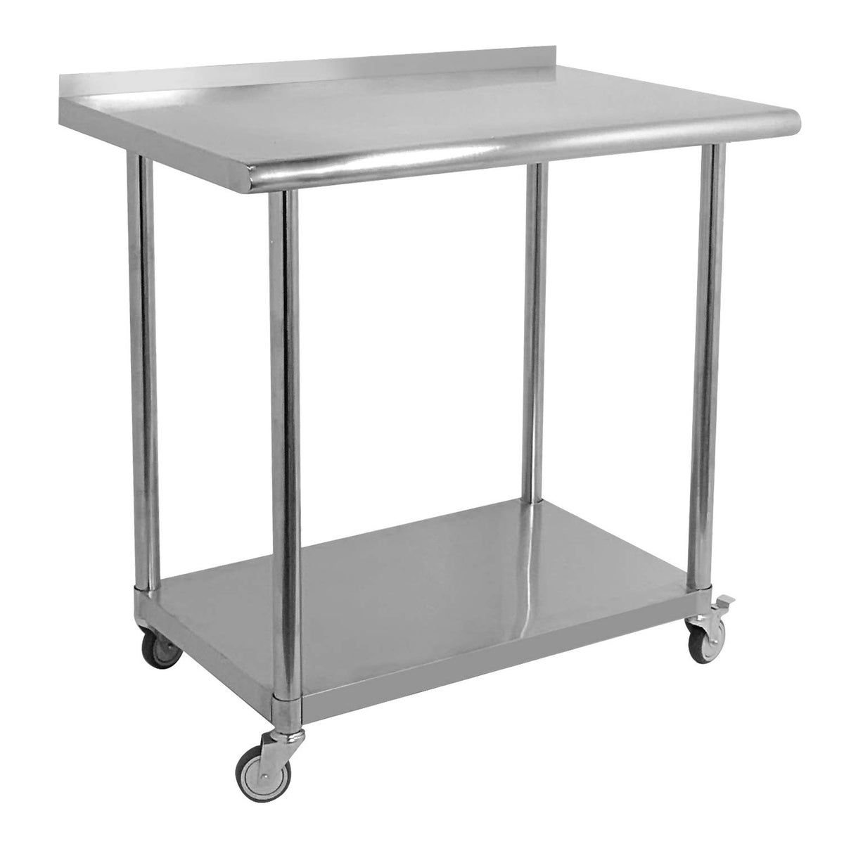 Stainless Steel Work Table with Casters O227