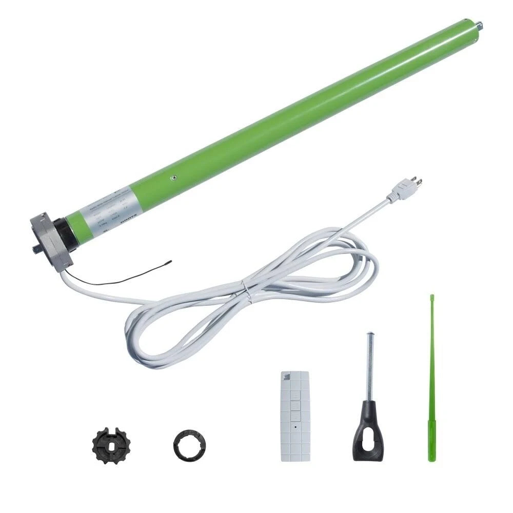 Motorized Retractable Patio Awning - 13 x 10 Feet - Multi-Striped Yellow P155255