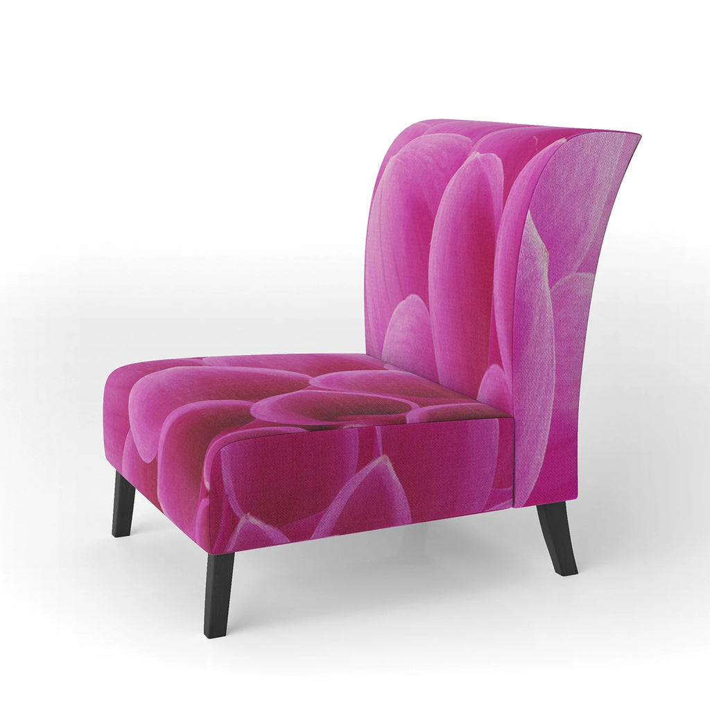 Upholstered Floral Accent Chair P3548