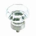 Crystal Knob, Satin Nickel, 1-Inch Diameter J512