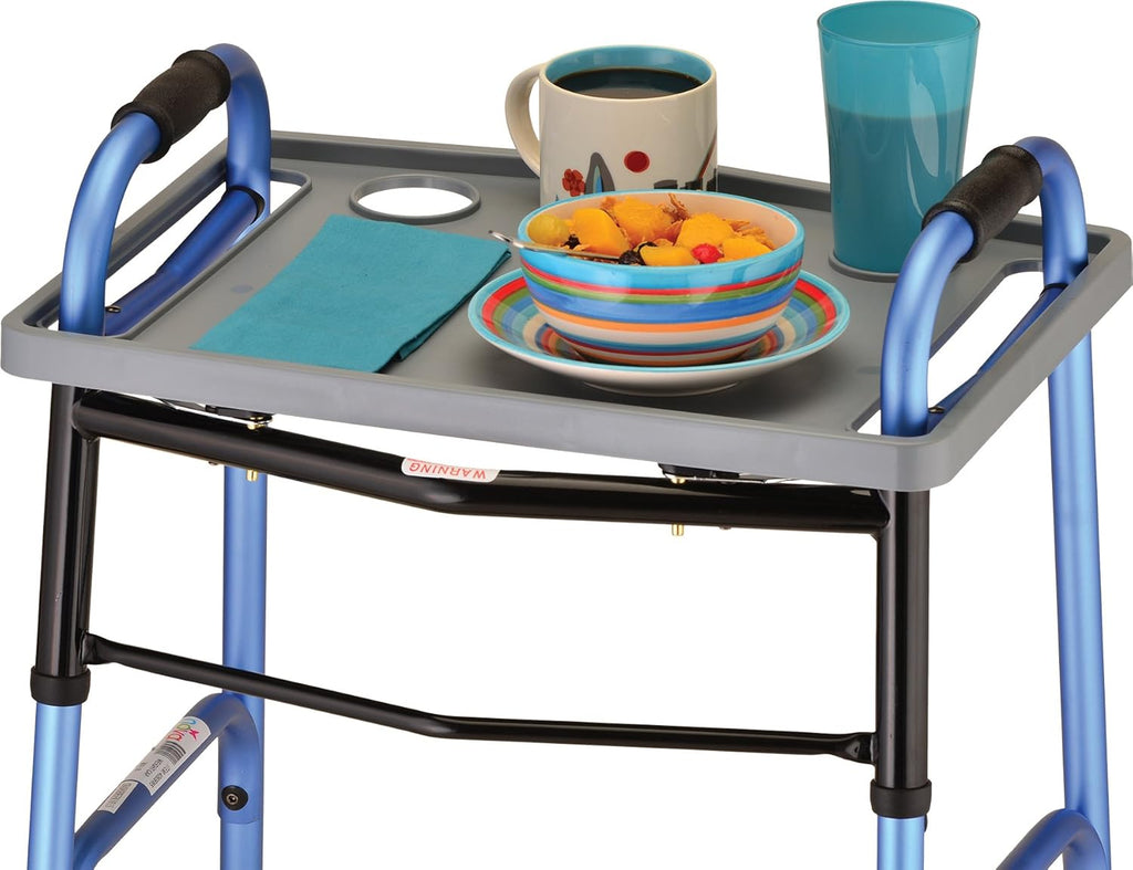 Walker Tray with 2 Cup Holders, 1 Count Q793