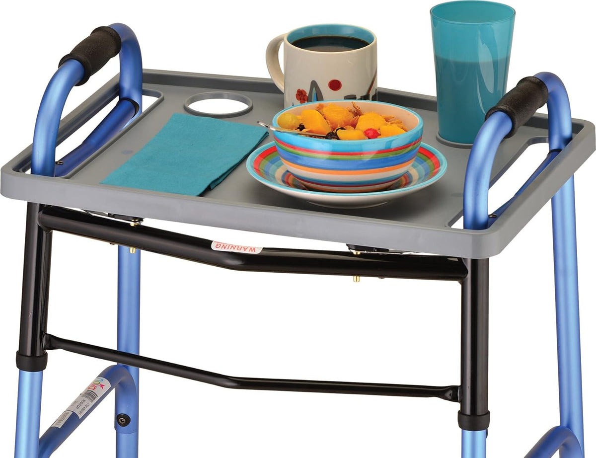 Walker Tray with 2 Cup Holders, 1 Count Q793