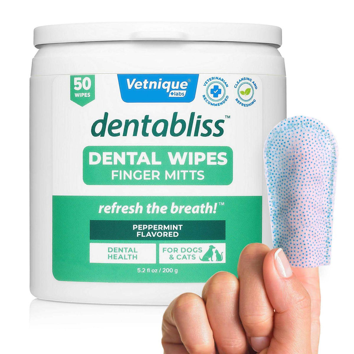 Dental Wipes Finger Mitts 50 Count G752326