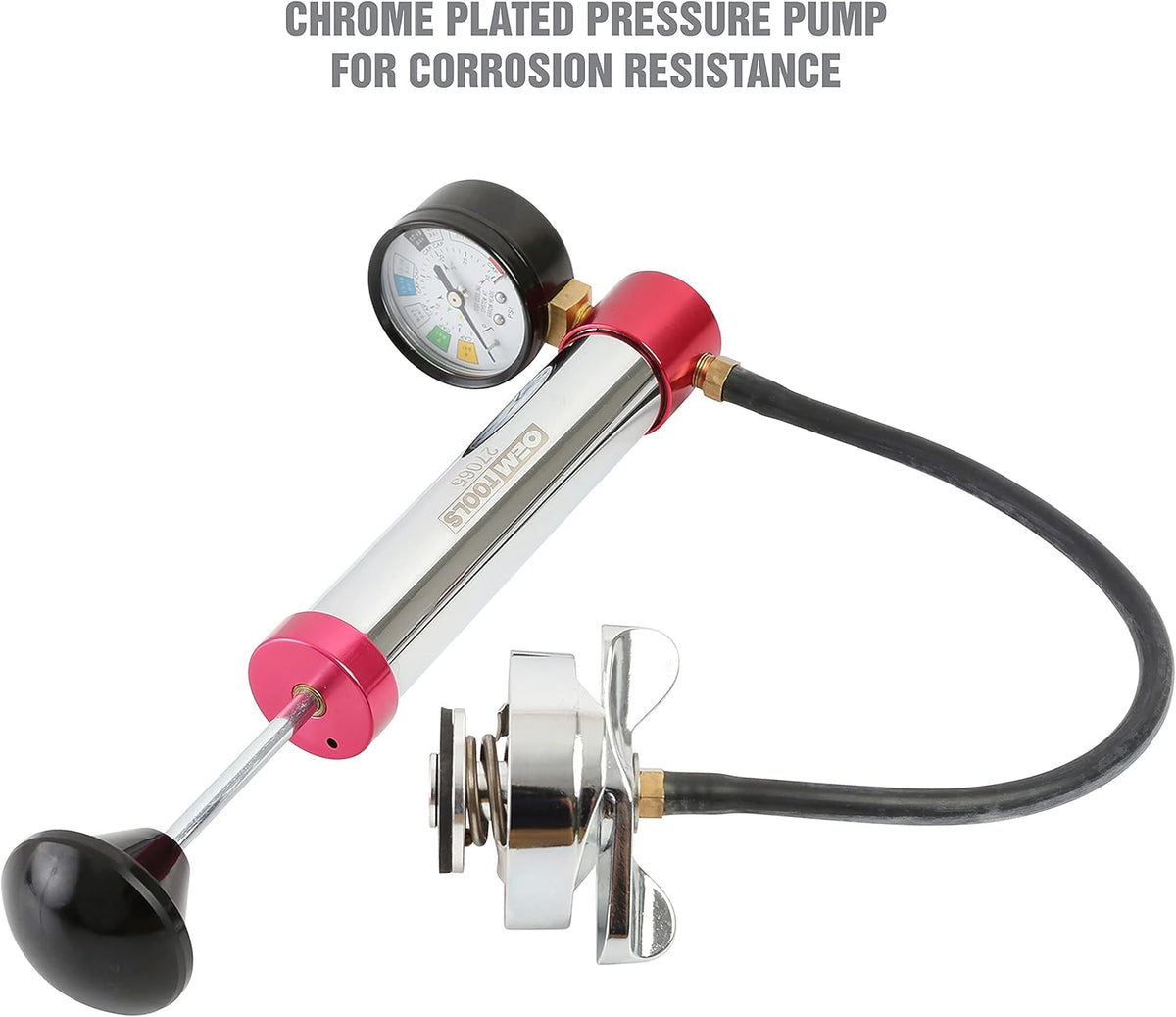Radiator and Cap Test Kit, Pressure Tester for Coolant System I3190