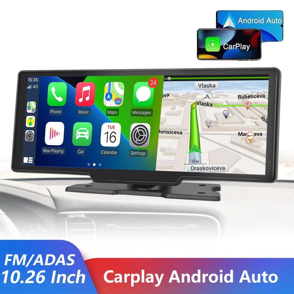 10.26 inch Dash Cam Rear View Camera IPS Color Screen Car DVR W91646