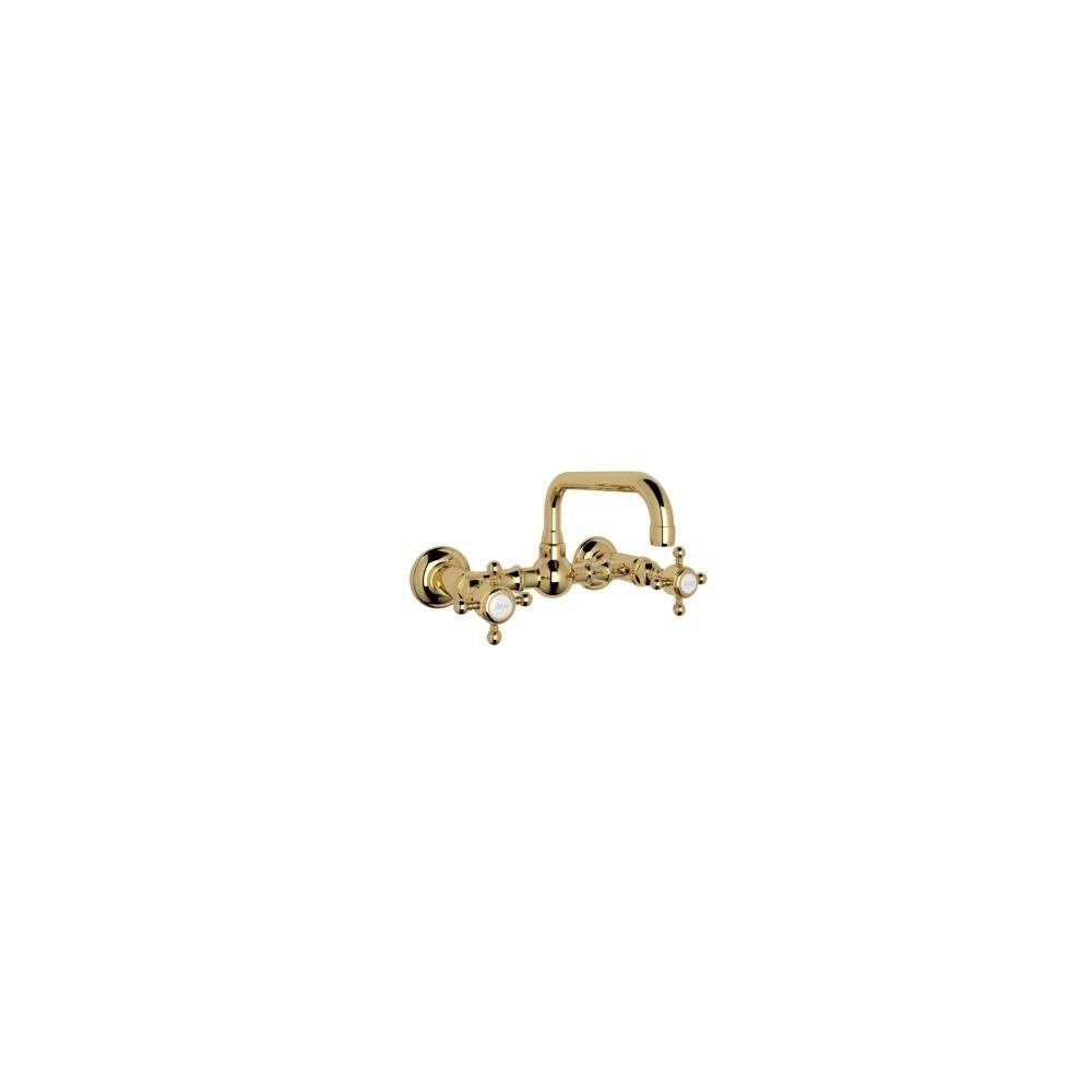 Wall Mount Bridge Lavatory Faucet with Cross Handles J1935