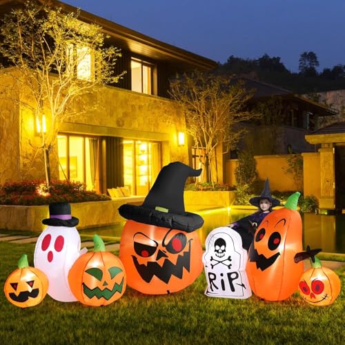 8FT Halloween Inflatable Decorations with LED Lights P252