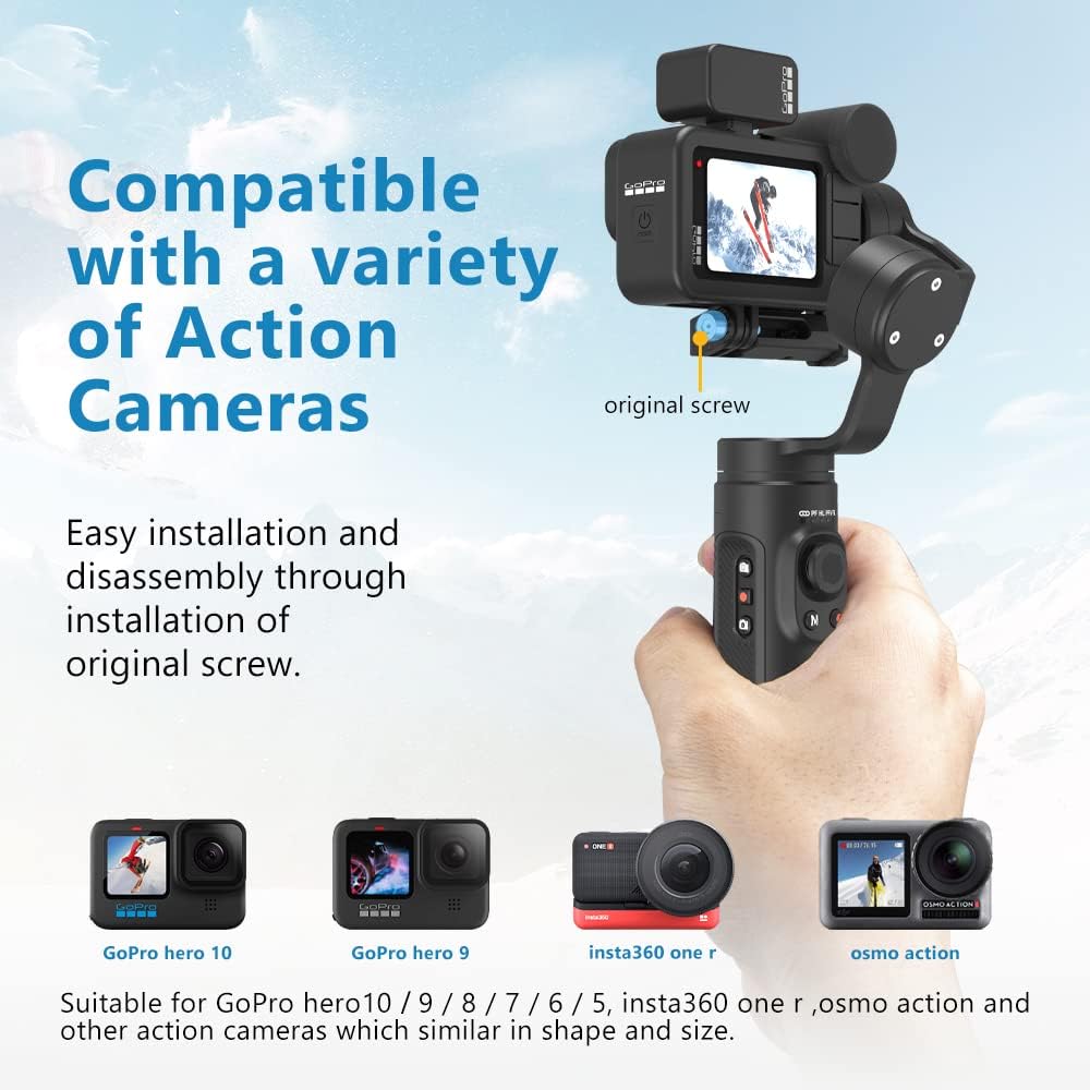 3-Axis Handheld Gimbal Stabilizer for Action Cameras F729