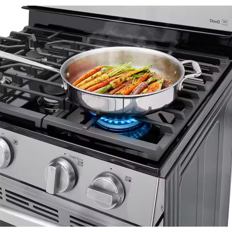 5.8 cu. ft. Gas Single Oven Range with AirFry in Stainless Steel Z29321