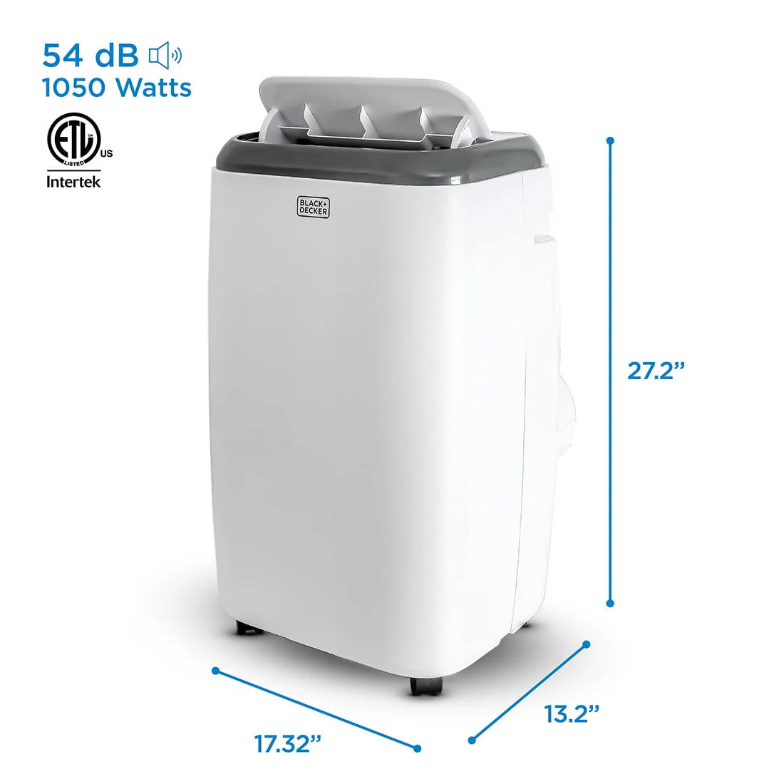 5,000 BTU Portable Air Conditioner with Remote Control, White N51083