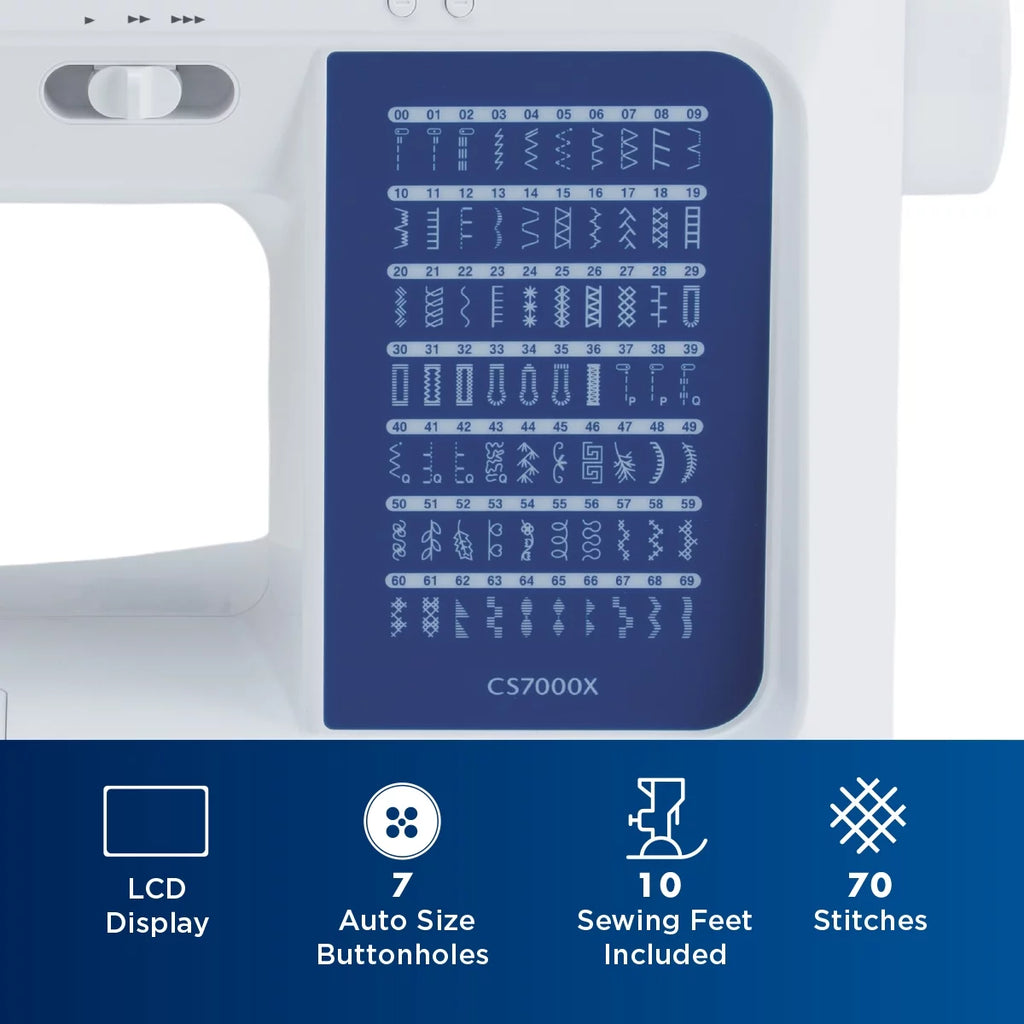 Computerized Sewing Machine with Wide Table X392