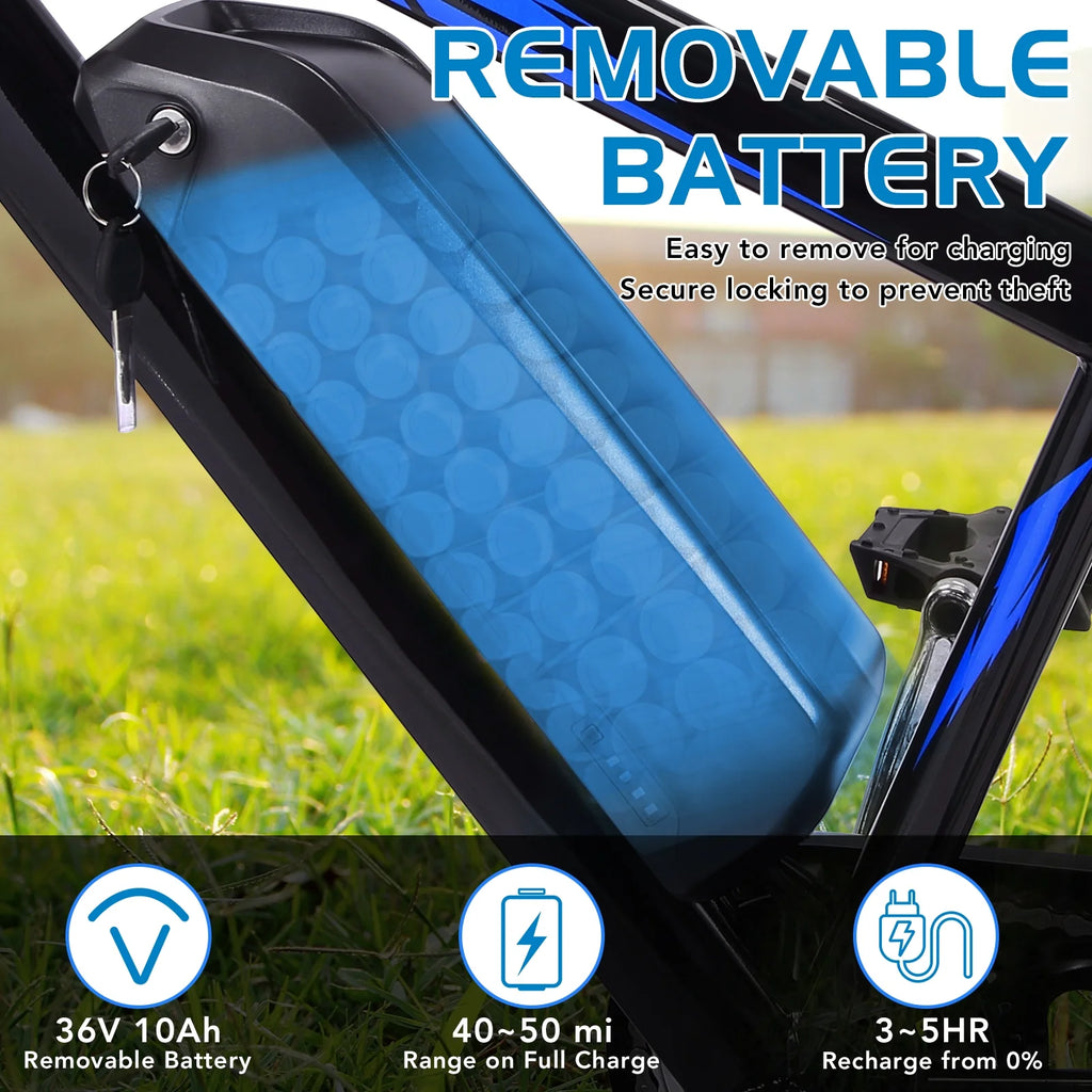 7-Speed Electric Trike with Basket F548
