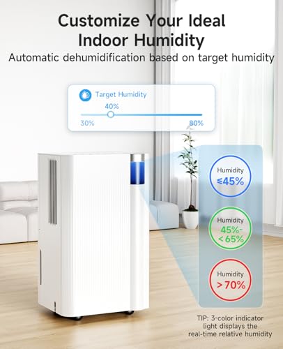 34 Pints Dehumidifier with Drain Hose X90906