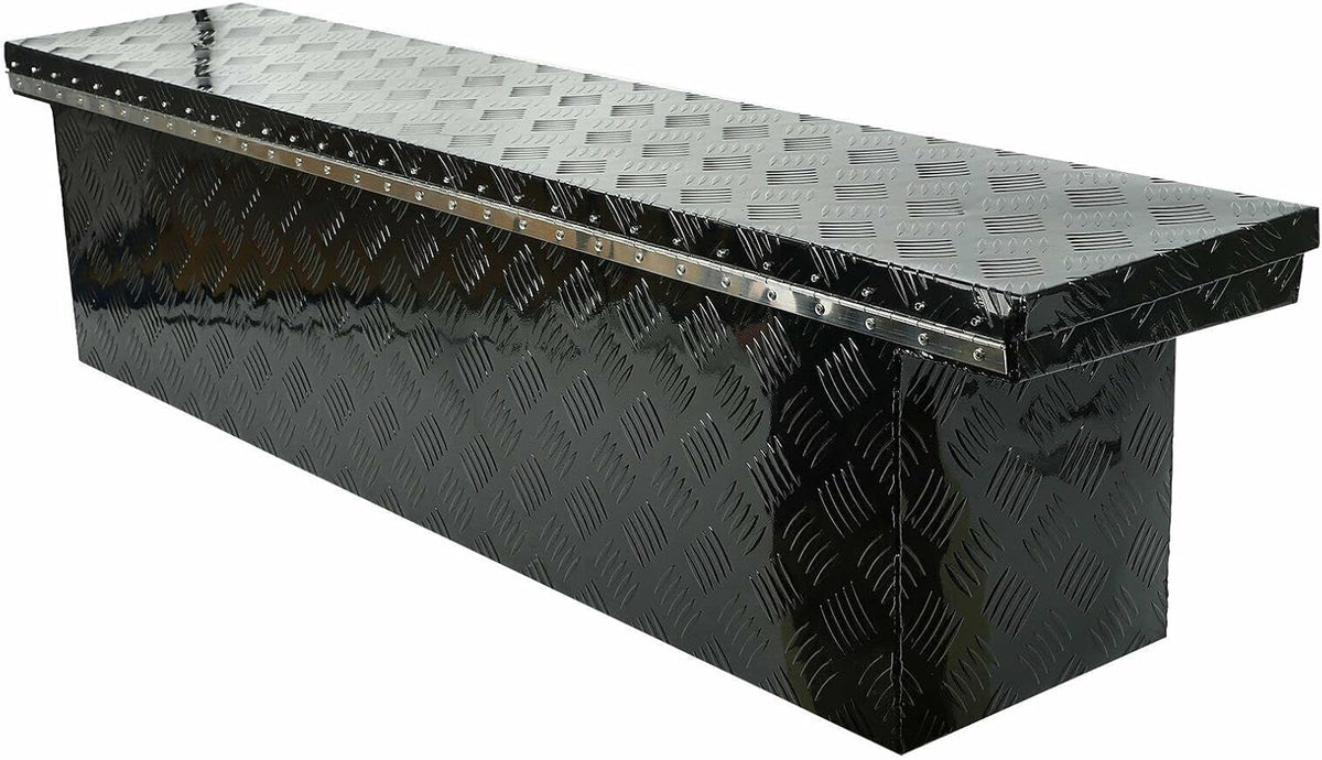 Black Aluminum Pick Up Truck Bed Tool Box U9268