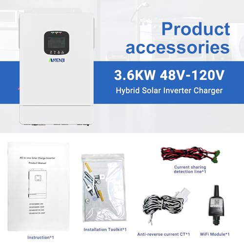3600W Pure Sine Wave Hybrid Solar Inverter Charger O22519