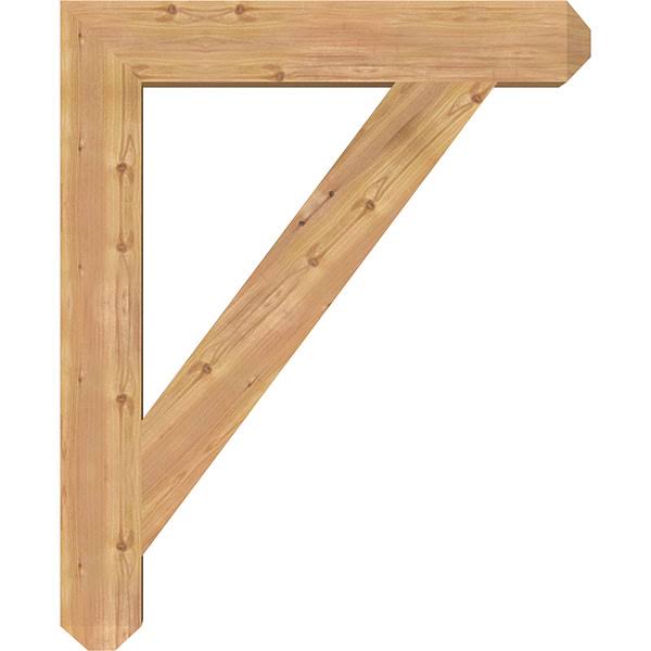 Traditional Craftsman Smooth Bracket, Western Red Cedar Z340