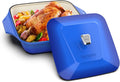 3.5-Quart Blue Enameled Cast Iron Dutch Oven with Lid I330697