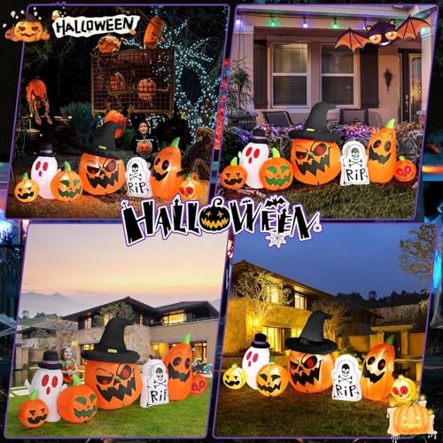 8FT Halloween Inflatable Decorations with LED Lights P252
