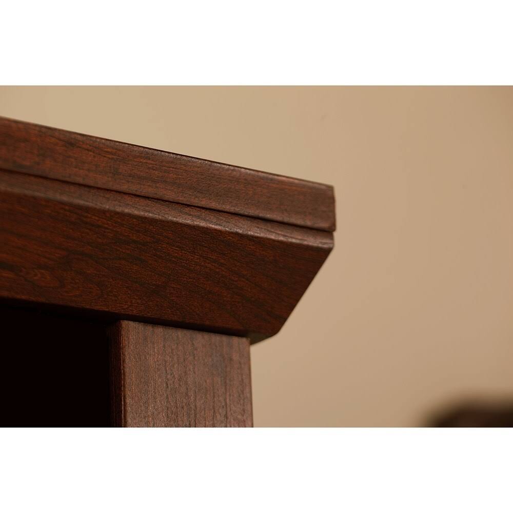 White Oak 5 Shelf Bookcase Set of 2 I9043