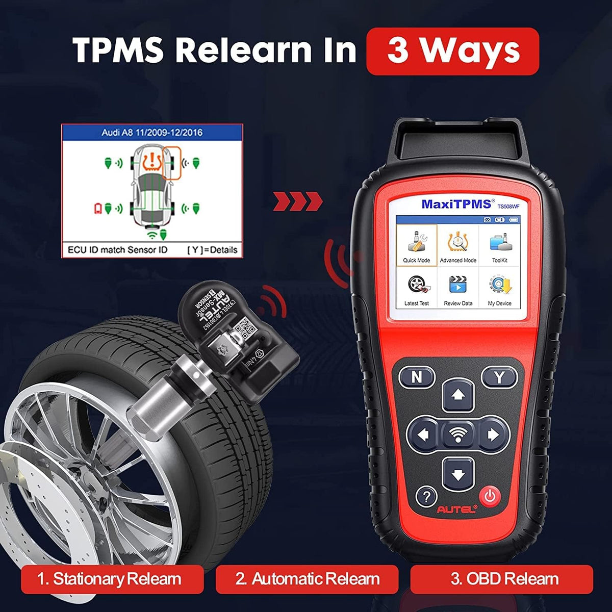 TPMS Relearn Tool, Wi-Fi Version, TPMS Programming Tool N146