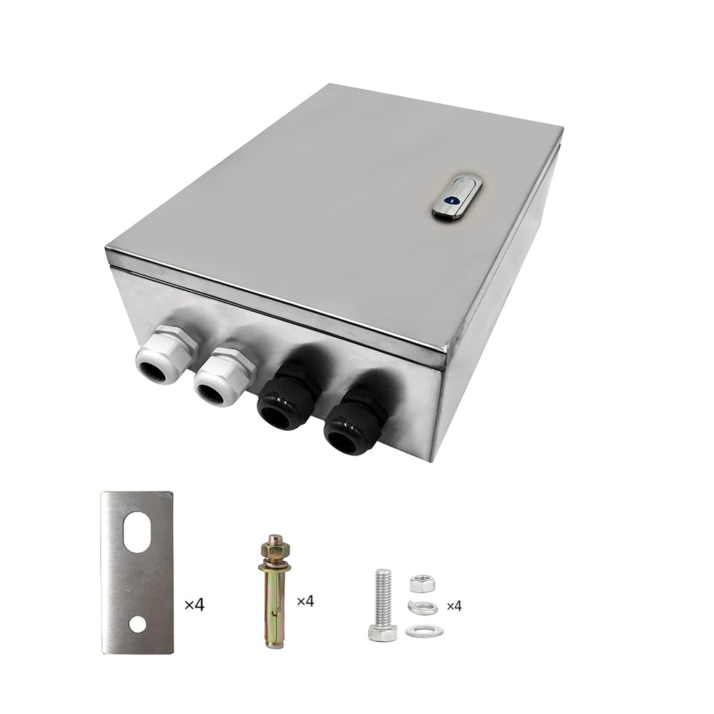 304 Stainless Steel IP65 Waterproof Junction Box with Lock T51725